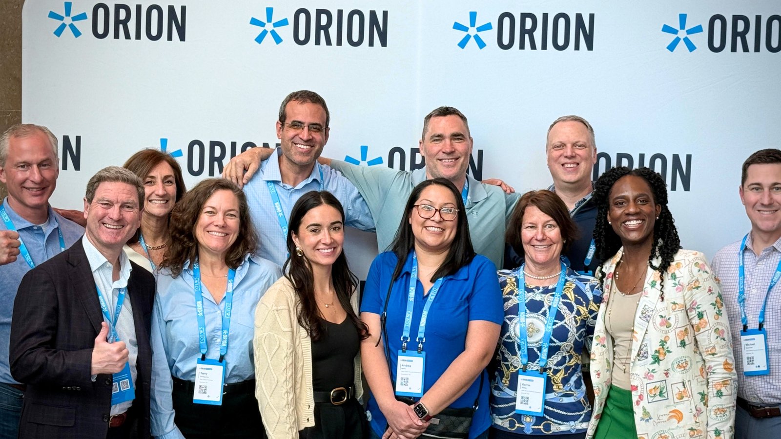 hristina Massalay with fellow financial professionals at the Orion Conference.